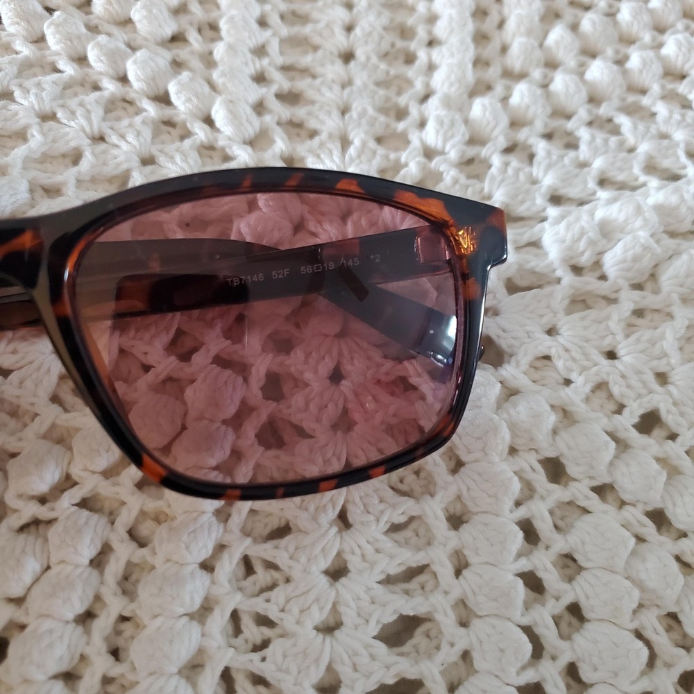 Timberland Sunglasses Mens 56-19-145 Tortoise Brown Square Havana TB7146 52F CE - Picture 8 of 8